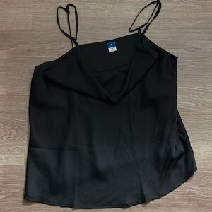 Black Silk Top